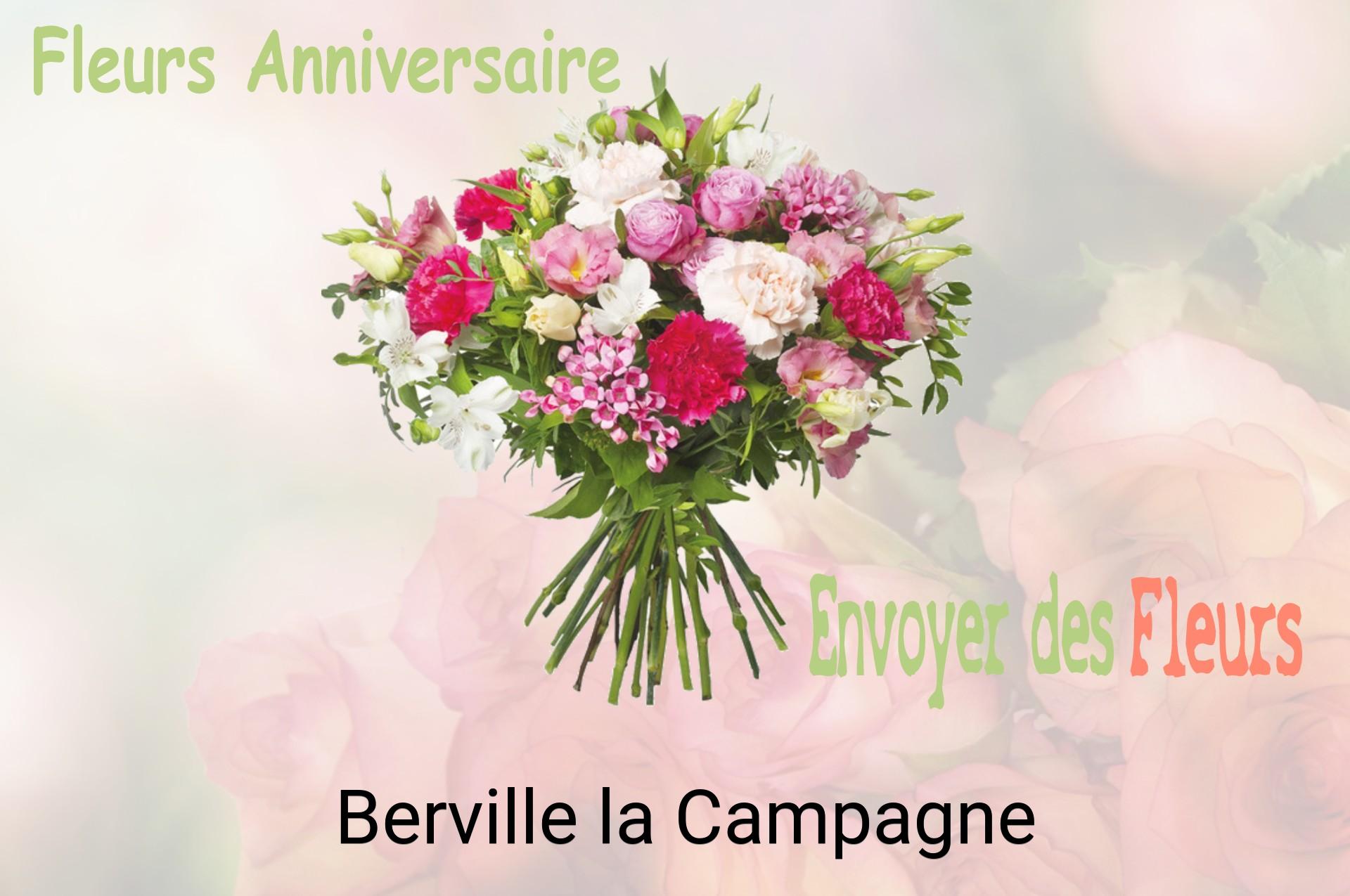 Bouquet de fleurs d’anniversaire livré à Berville-la-Campagne